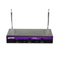 thumbnail image 3 of GEMINI VHF-2001M Dual Channel Wireless Handheld Microphone System - 100 FT Range, 3 of 5