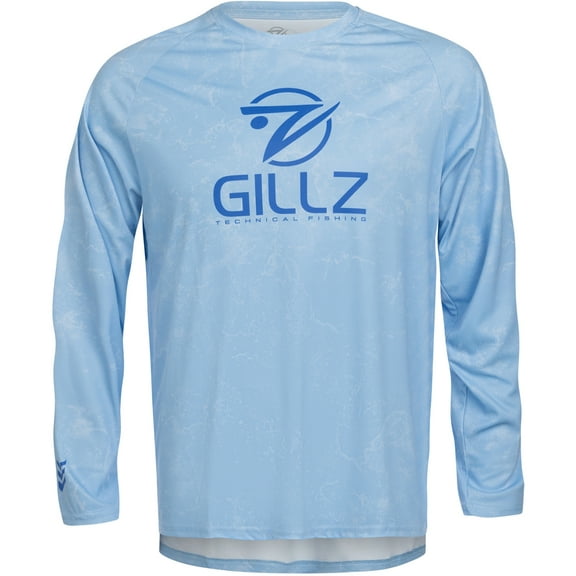 Gillz Contender Series ASSLT UV Long Sleeve T-Shirt - Small - Powder Blue