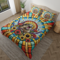 thumbnail image 3 of Lotusprinthandmade Floral Funny Groundhog Animal 3D Bedding Set (Made in Vietnam) (68x88), Durable And High-Quality Animal-Themed Bedding, 3 of 5