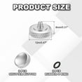 thumbnail image 2 of Uxcell Camera Shutter Button, Concave Surface Shutter Release Buttons Pure Copper Camera Button Silver, 2 of 7