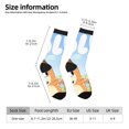 thumbnail image 2 of Silaia Bluey Print Adult Socks, Athletic Socks, Mens and Womens Crew Cushion Socks,Work Athletic Running Socks,Casual Breathable Socks, 2 of 6