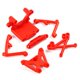 thumbnail image 3 of Kit de grupo de cabeza de coche delantero de nylon para 1/5 Hpi Rofun Baha Rovan Km-rojo Afortunado Sencillez, 3 of 5