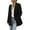Black, variant on Women's Winter Corduroy Blazers Jackets Dressy Casual Ribbed Long Sleeve Lapel Fashion Work Business Outerwear