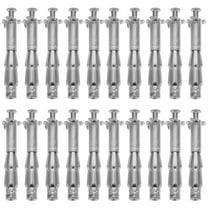 GOOHOCHY Galvanized Carbon Steel Hollow Wall Anchors Screws For Drywall Fixing 22 Sets