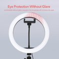 thumbnail image 4 of 10' Dimmable LED Selfie Round Light with Phone Clip Brightness Adjustable Lamp for Live Broadcast Selfie Photography Video with Tripod, 4 of 4