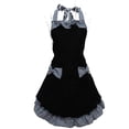 thumbnail image 1 of Delantal Warkul con lazo para mujer, con bolsillo, estampado a cuadros, ajustable, con cordones, ideal para la cocina, regalo para el Día de la Madre, 1 of 6