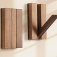 thumbnail image 4 of 2Pcs Foldable Natural Wood Coat Hooks, Suitable For Limited Space Such As Side Walls And Wardrobe Corners, Can Be Used To Hang Backpacks, Coats, Etc, 4 of 9