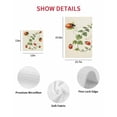 thumbnail image 7 of Ladybugs Eucalyptus Kitchen Dish Towels for Drying Dishes Set of 4, Spring Botanical Leaves Green Waffle Weave Microfiber Hand Tea Bathroom Towels Quick Dry & Absorbent Towel 15.7x23.6, 7 of 7