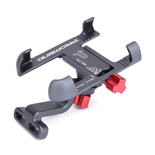 Sonducket Soporte para teléfono de bicicleta, accesorios para ciclismo, soporte de exhibición Universal, soporte para teléfono móvil de aleación de Ciclismo color titanio para tallo Sonducket OD026623-07