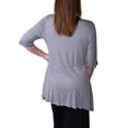 thumbnail image 3 of Women's Plus Size Elbow Sleeve Tunic, 3 of 3