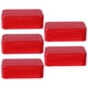 thumbnail image 2 of GOOHOCHY 5 cajas de lata vacías rectangulares, latas de metal vacías, pequeñas latas vacías con tapa, mini cajas portátiles para guardar dulces, joyas, manualidades, color rojo., 2 of 8