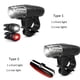thumbnail image 2 of Bike Lights Set USB Rechargeable Bicycle Headlight & Tail Light Waterproof Cycle Front Headlight and Back Light Dual Front & Rear Bright Light, 2 of 5