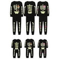 thumbnail image 4 of SILVERCELL Boys Girls Brother and Sister Matching Glowing Outfits Teens Kids Halloween Skeleton Printed T-shirts Top + Pants 2Pcs Pajamas Set 1-15T, 4 of 7