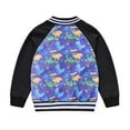 thumbnail image 4 of CSCHome Kids Toddler Baseball Jacket for Boys Girls，baby Cartoon Printed Outerwear Top Sports Track Jackets Coat for 1-6Y, 4 of 7