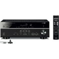 thumbnail image 2 of Yamaha RX-V385 Récepteur Surround 5.1 Canaux 4K Ultra HD AV avec Système Cinéma Maison Bluetooth Ensemble avec Étagère Alimentée Klipsch R-41PM Haut-Parleur Noir, 2 of 4