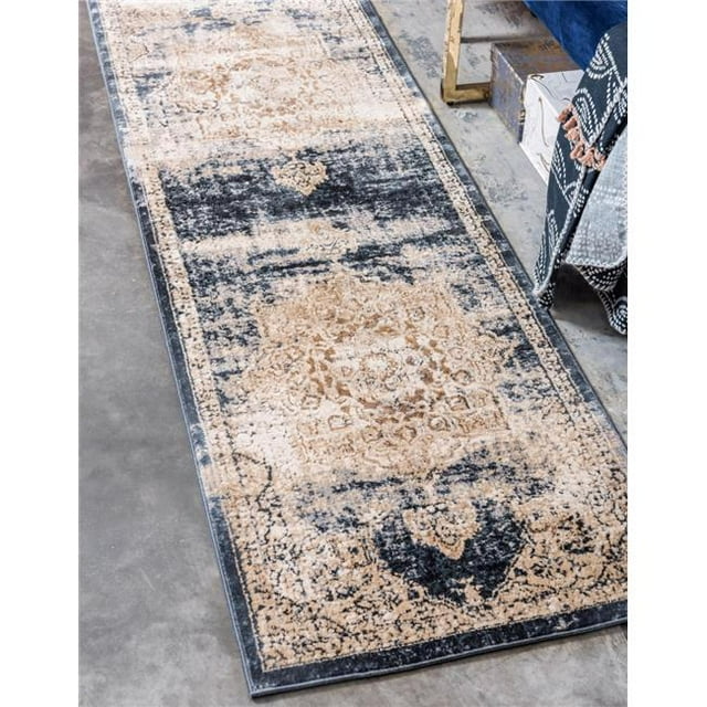 Unique Loom 3145638 2 ft. 7 in. x 10 ft. Chateau Roosevelt Runner Rug, Beige