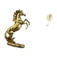 thumbnail image 5 of Estatua de caballo de pie, adorno de caballo, escultura de hoja, figura de metal, arte de resina, decoración del hogar, adecuada para sala de estar, d, 5 of 8