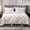 White, variant on Eurhowing Full/Queen Size Coverlet Set 3-Piece, Reversible Cotton Bedspread Quilt Set for All Seasons, Soft Woven Bedding Set with 1 Quilt & 2 Shams, Khaki