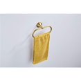 thumbnail image 3 of Porte-serviettes ovale en laiton antique porte-serviettes porte-serviettes pour salle de bain accessoires de cuisine support mural en bronze brossé, 3 of 5