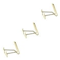 thumbnail image 3 of kurtrusly Contemporary Iron Ores Stone Display Stand Chic Rock Holder Base Home Office Decor Golden L 3Set, 3 of 6