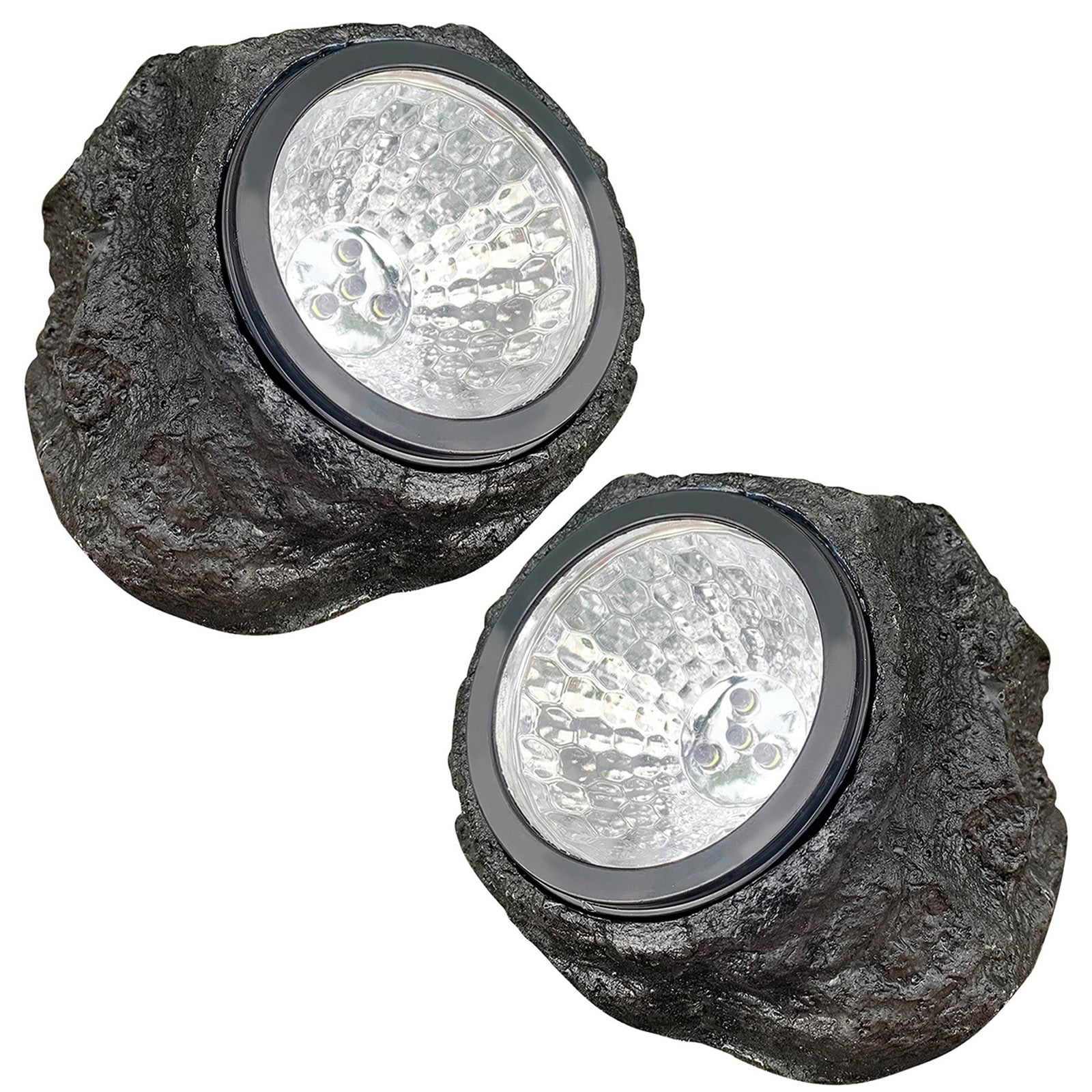 Stone Light Solar Charging Stone Spotlight Waterproof Stone Light with