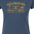 thumbnail image 3 of Yellowstone  - Dutton Ranch Badge - Juniors Fitted Graphic T-Shirt, 3 of 6