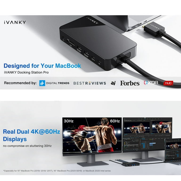 iVANKY FusionDock 1 MacBook Pro USB-C Docking Station, Dual iVANKY FusionDock 1 MacBook Pro USB-C Docking Station, Dual