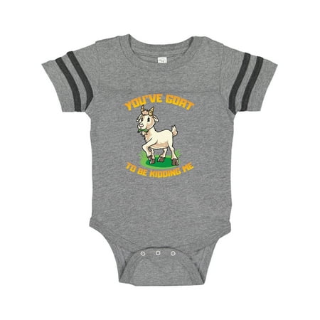 

Inktastic Funny Goat Kid Joke Gift Baby Boy or Baby Girl Bodysuit