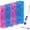 Pink & Blue, variant on Home Times Reusable Power Mop Refill Pads Compatible with Swiffer PowerMop, Washable Microfiber Spray Mop Pads, 2 Yellow 2 Purple
