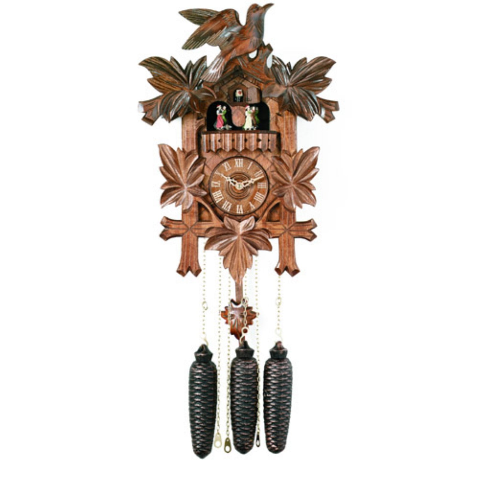 16 Inch Bird Crown Black Forest Cuckoo Clock