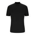 thumbnail image 4 of Makkrom Mens Mock Turtleneck T-Shirts Summer Short Sleeve Basic Tees Casual Solid Pullover Tops, 4 of 6