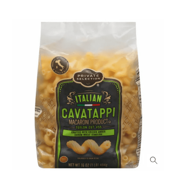 Private Selection Italian Teflon Cut 55 Cavatappi Pasta 16oz - 3 PACK
