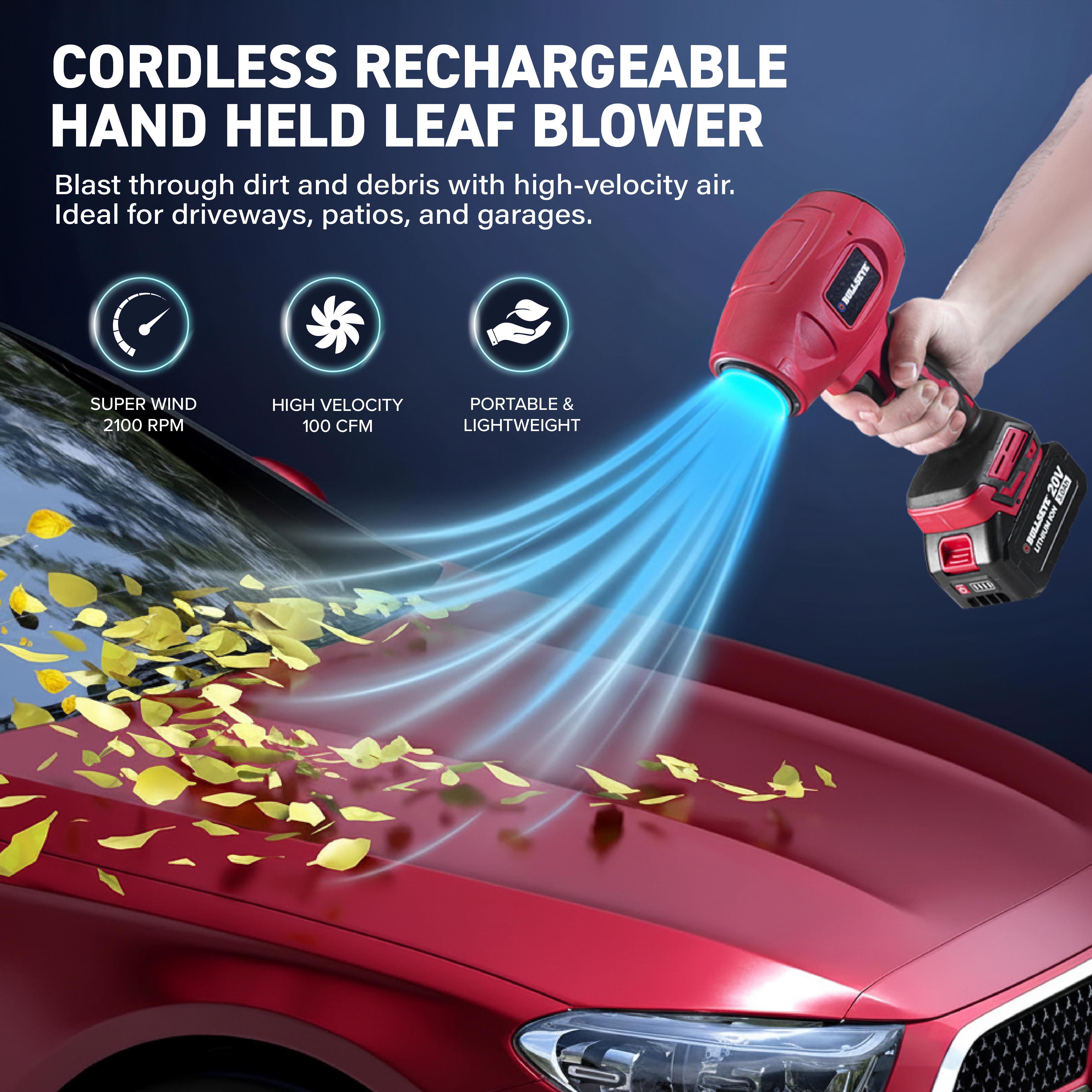 Bullseye Pro 20V Rechargeable Cordless Leaf Blower, 21,000 RPM photo 7