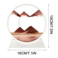 thumbnail image 3 of Sand Art Picture under $5! Yannianjz Moving Sand Art Picture 7 Inch Round, Dynamic Sandscape Hourglass Desk Decor, Sensory Toy for Stress Relief, Office Home Tabletop Decoration, Meditation Gift Idea, 3 of 4