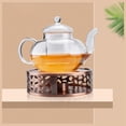thumbnail image 6 of Stainless Steel Teapot Warmer Teapots and Ceramic Teapot Suitable for Heating Tepot Warmer , Copper, 6 of 8