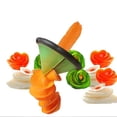 thumbnail image 1 of TIMIFIS Twos Scissors Ensemble de Rouleaux à Salade en Acier Inoxydable Couteau de Sculpture Carotte Concombre Déchiqueteuse Modèle Couteau Gadgets de Cuisine, 1 of 6