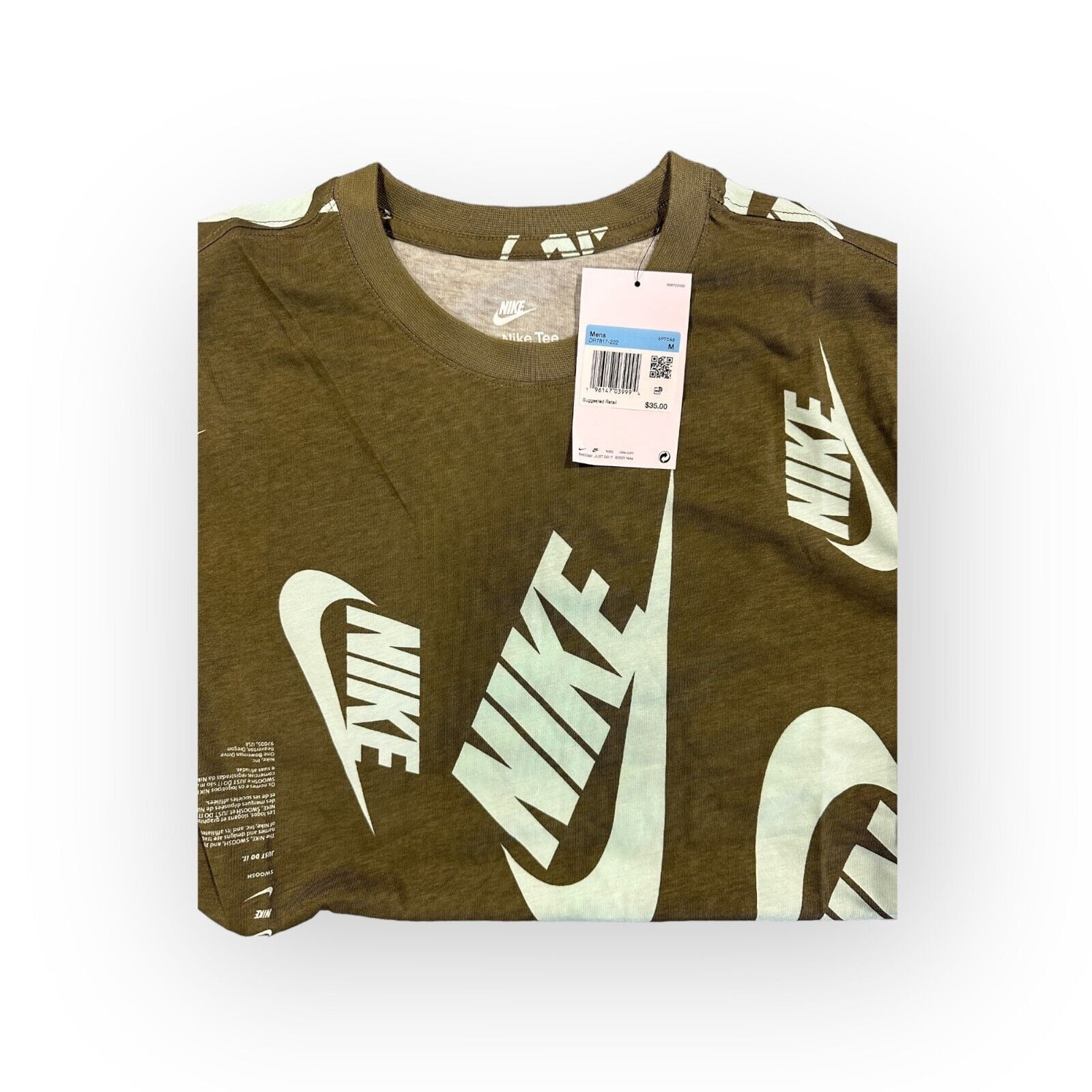 Nike olive t shirt sale