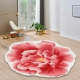 thumbnail image 3 of Yeetfub Front Door Rugs for Entryway Indoor, Outdoor Mats for Home Entrance, Front Porch Decor 3D Special Shaped Flower Floor Door Mat Indoor Rugs Diameter 100cm Multicolor 40"x40", 3 of 5