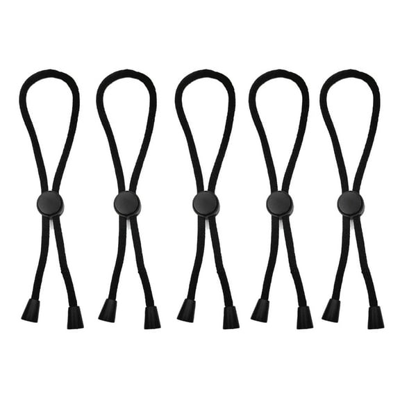 5Pcs Hair Ties Afro Puff Ponytail Tie Adjustable Length Hairband for Women Curly Hair Buns Thick, Braides, Natural Hair