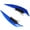 Blue, variant on Angelic Wing Hair Clip for Women Fashion Punk Winged Hairclip 2000s Side Clip Hair Barrettes for Cosplay Costume 2PCS