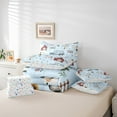 thumbnail image 6 of jejeloiu Kawaii Sheep Horse Twin Bedding Sets 7-Piece,Western Farnhouse Truck Bedding Comforter Set,Rustic Flower Sunflower Sheet Sets For Children,Super Cozy Room Decor Reversible, 6 of 8