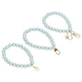 thumbnail image 3 of Pearl Bracelet, Chain Mobile Phone Case 3 Styles ABS Resin Metal Buckle  For Mobile Phone Cases For Keychains H52 Light Azure, 3 of 8
