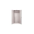 thumbnail image 1 of Hallowell 845W18A-PL-AM 800 Series Stationary Wardrobe Cabinet, 48 inch W x 18 inch D x 78 inch H, 711 Platinum -, 1 of 1