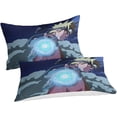thumbnail image 2 of Naruto Duvet Cover Anime Characters Print Design Soft Microfiber Bedding Set With Zipper Closure Kids Teens Adult Single, 2 of 5