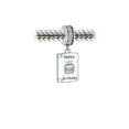 thumbnail image 3 of Bling Jewelry Womens Personalized Happy Birthday Cake Dangle Charm Bead Sterling Silver for Bracelet, 3 of 4