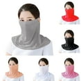 thumbnail image 1 of SPRING PARK Breathable Mercerized Cotton Cover Scarf Face Mouth Cover Outdoor UV Protection Ladies Anti Shawl Veil, 1 of 7