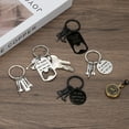 thumbnail image 3 of Uxcell Dad Keychain Funny Key Chain Gifts from Son, Dad Style, Black, 3 of 7