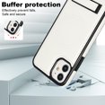 thumbnail image 6 of ELEHOLD Case for iPhone 11, Luxury PU Leather Anti-Scratch Magnetic Case with Invisible Kickstand for MagSafe Accessory,White, 6 of 8