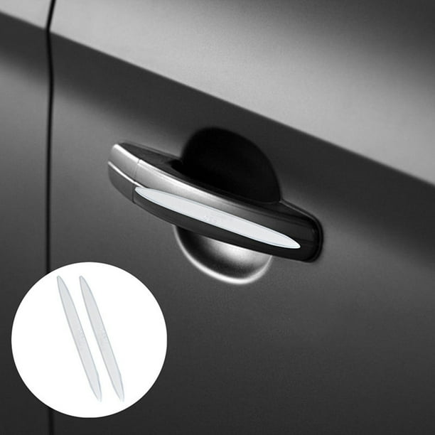 pstuiky Tira anticolisión para puerta de coche invisible para espejo lateral de puerta antiarañazos y anticolisión.
