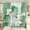 Green, variant on Teal Shower Curtain for Bathroom,Farmhouse Tourquoise Waterproof Bath Curtain,72x72